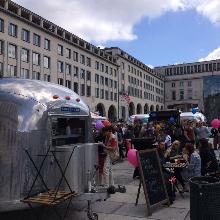 Sunny atmosphere at the Brussels Foodtruck Festival